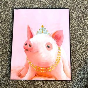 Princess piggy painting.